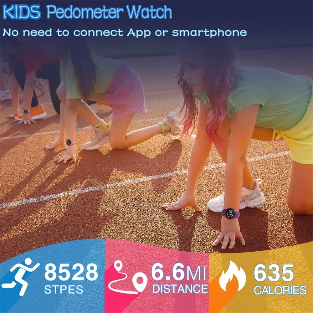Kids Sport Watch with Step Counter & Pedometer Tracker