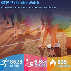 Kids Sport Watch with Step Counter & Pedometer Tracker