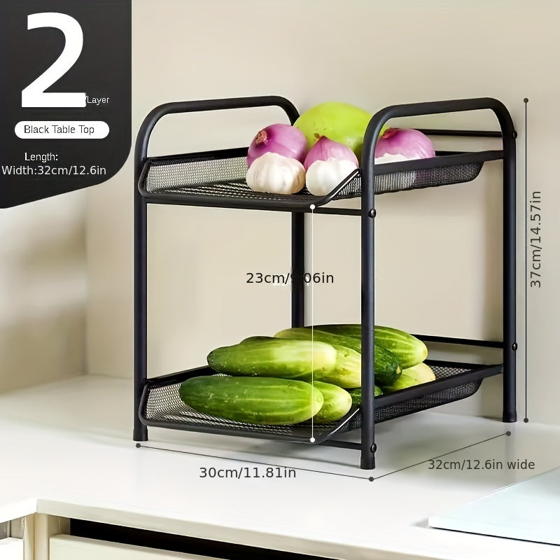 3 Tier Fruit Basket For Kitchen Counter Fruit Holder Stand Wire Baskets