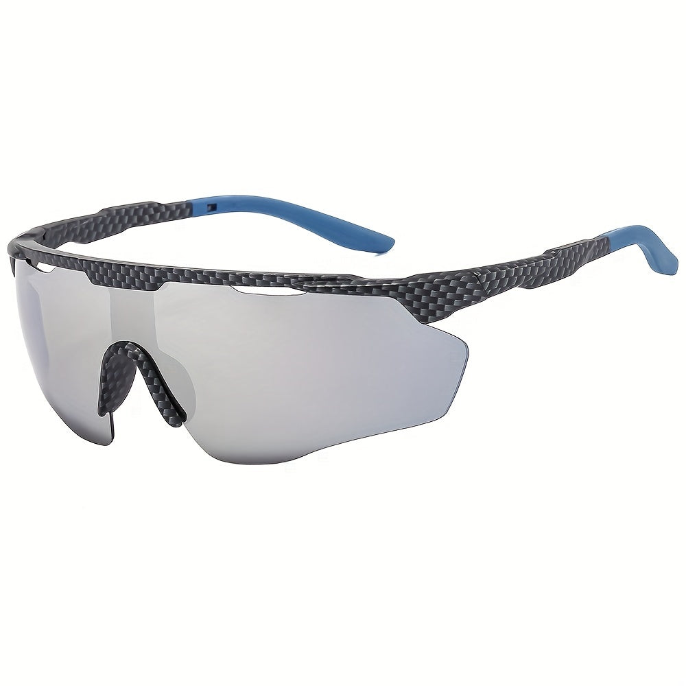 Y2K Sports Sunglasses Windproof Wrap Around Semi Rimless UV400