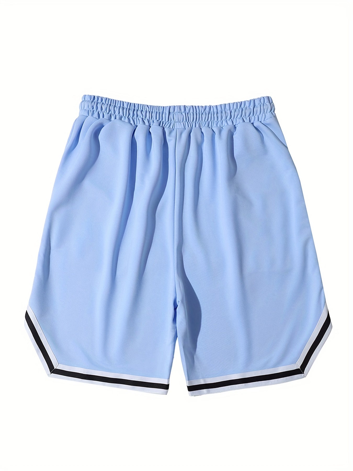 Men's Streetwear Shark Graphic Drawstring Shorts