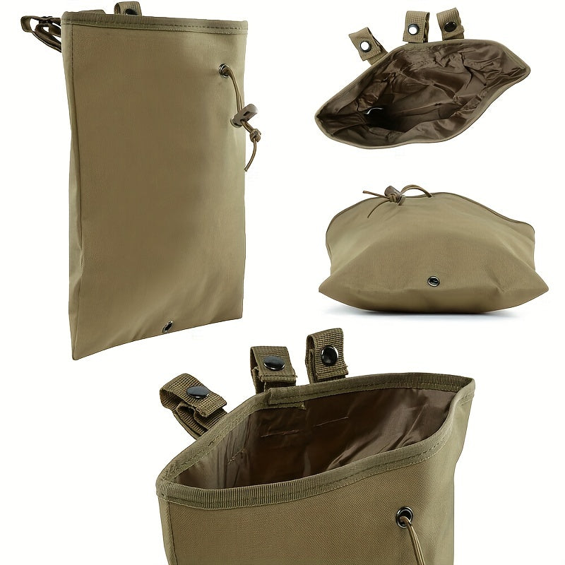 Tactical Folding Dump Pouch Utility Tool Bag Military Molle Drawstring
