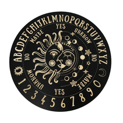 Wooden Sun Chart Divination Pendant Wood Plate Witchcraft Altar Supplies