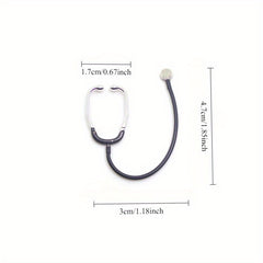 Mini Medical Stethoscope Model 1:12 Scale Toy House Set
