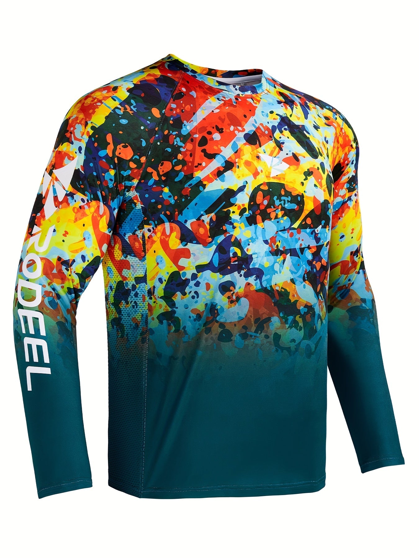 Men's Camo UPF 50 Sun Protection Shirt Long Sleeves