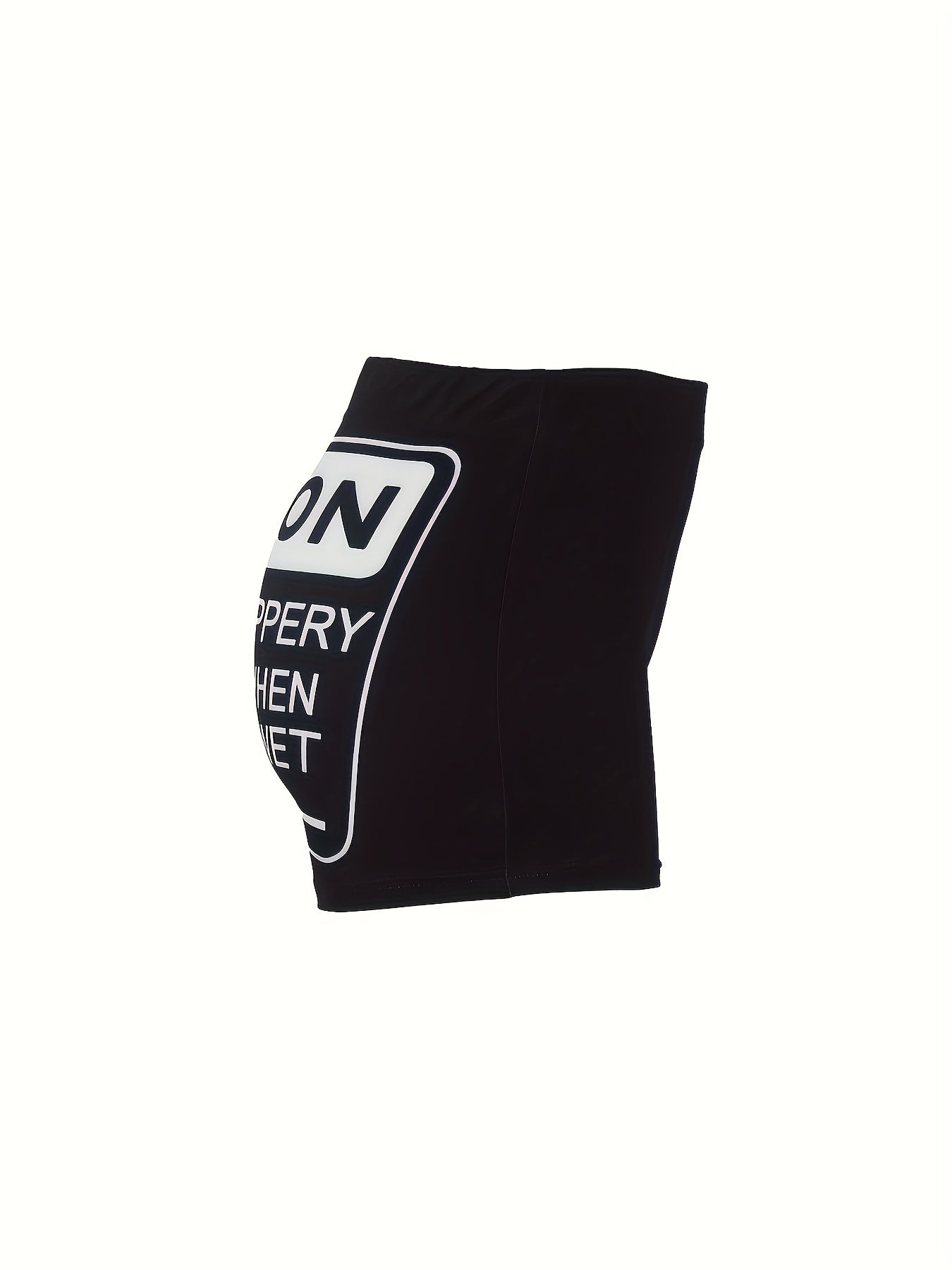 Funny Print High Rise Plus Size Sexy Shorts