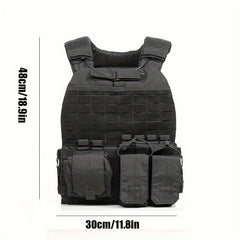 Adjustable Airsoft Vest Lightweight Training Outdoor Safety Protection