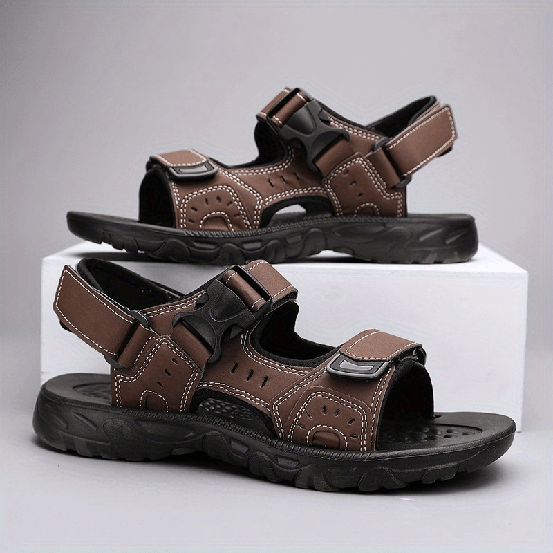 Men's Open Toe Beach Sandals Non Slip Comfortable Summer Shoes