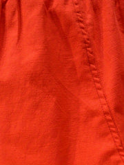 Kids Cotton Linen Casual Sweat Shorts Elastic Waist