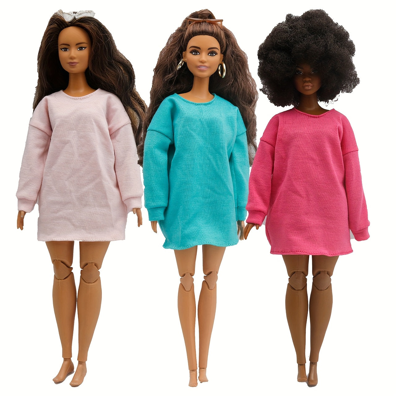 Long Sleeve Dress for 11 81 inch Dolls
