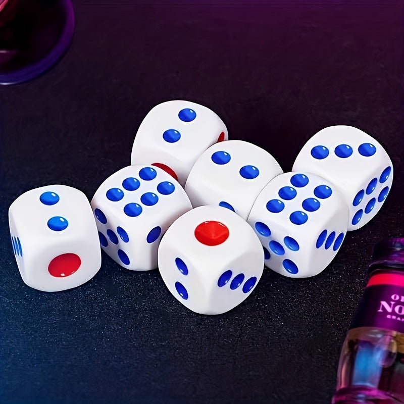 24pcs 16MM Opaque Dice With Dots For Board Games