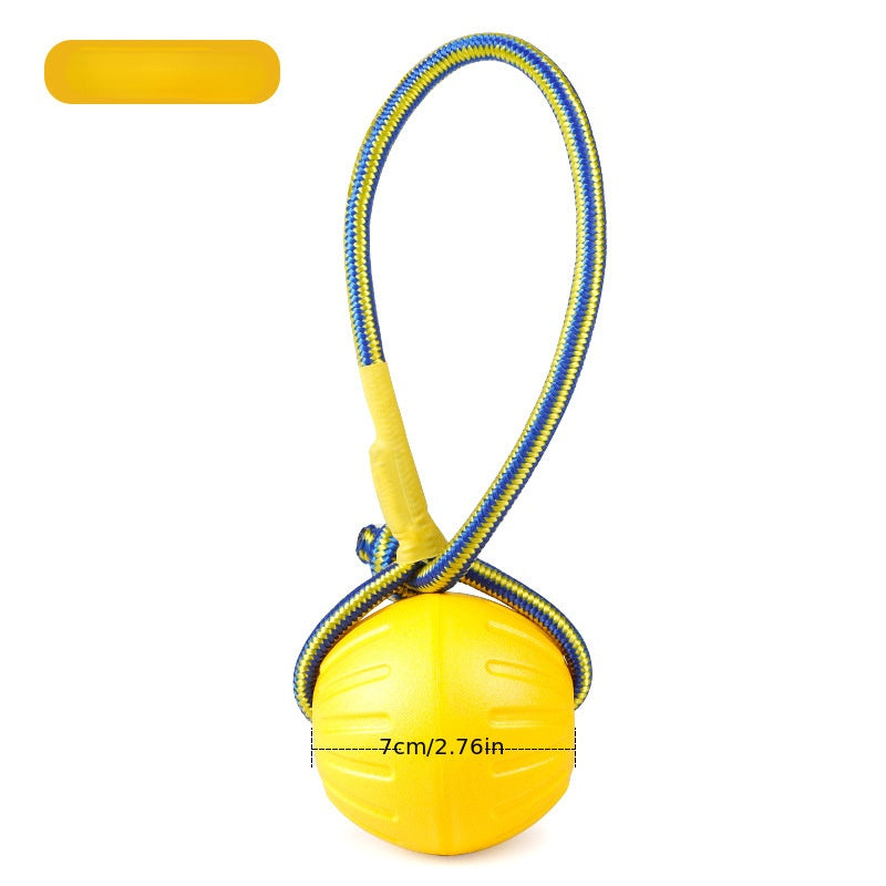 Durable Dog Chew Toy with Rope for Interactive Play and Training