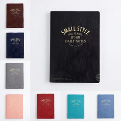A5 Leather Notebook High Quality Touch of Real Leather Beige Paper 96 Thick