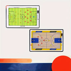 1pc Folding Basketball & Football Tactical Board Magnetic Command Board