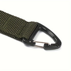 2pcs Nylon Webbing Buckle Quick Release Keychain For Camping Hiking