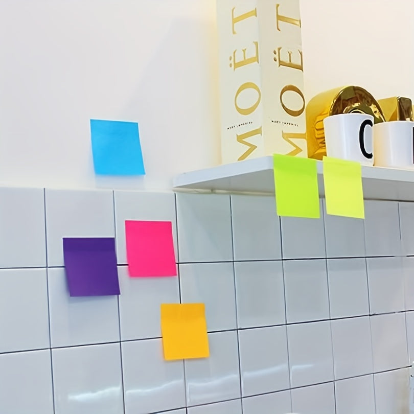 6pcs Sticky Notes 7.62x7.62 cm 2X Sticky School Supplies