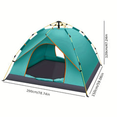 Pop Up Camping Tent Double Layer Portable Automatic Tent Waterproof