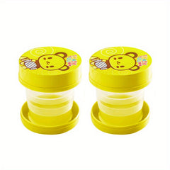 Creative Travel Cartoon Retractable Cup Animal Outdoor Folding Water Cup
