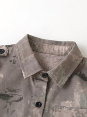 Boys Camouflage Outfit Short Sleeves Shirt & Shorts Kids Summer Clothes Sets