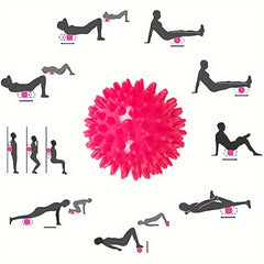 3pcs Yoga Massage Balls Peanut Shaped Fitness Ball For Plantar Fasciitis