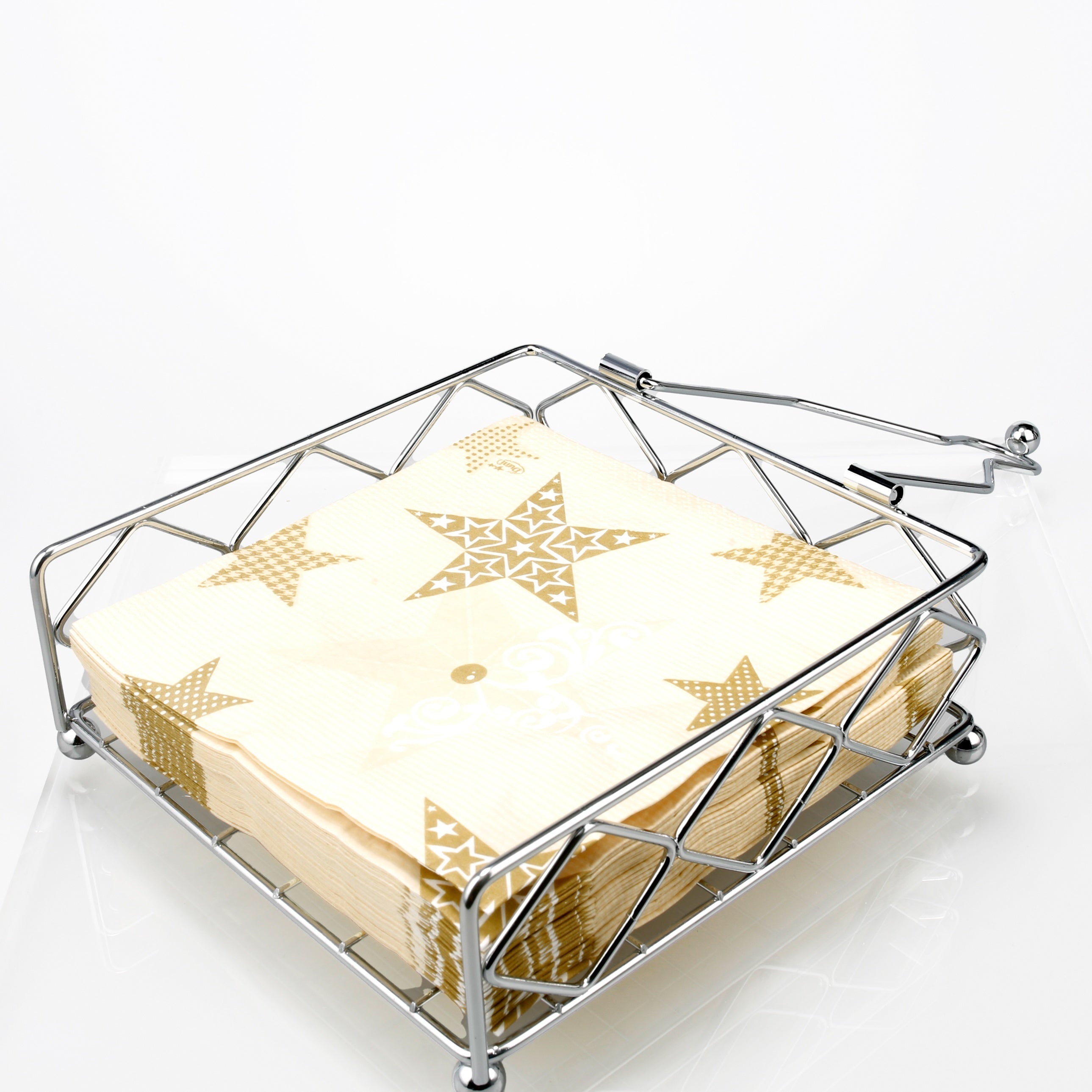 Modern Napkin Holder Metal Paper Napkin Organizer For Kitchen