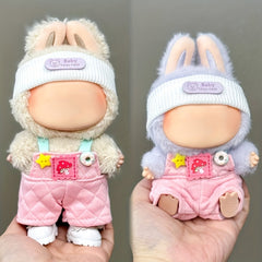 Labubu Cartoon Skirt Set Doll Clothes for 17Cm Dolls