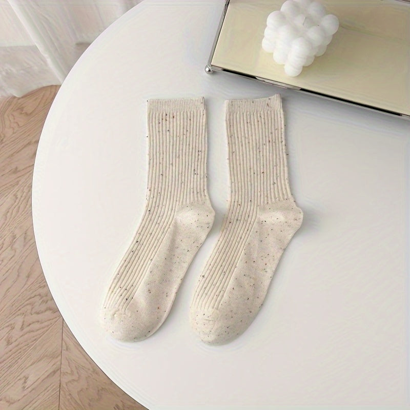 Colorful Polka Dot Socks Women's Mid Tube Stockings