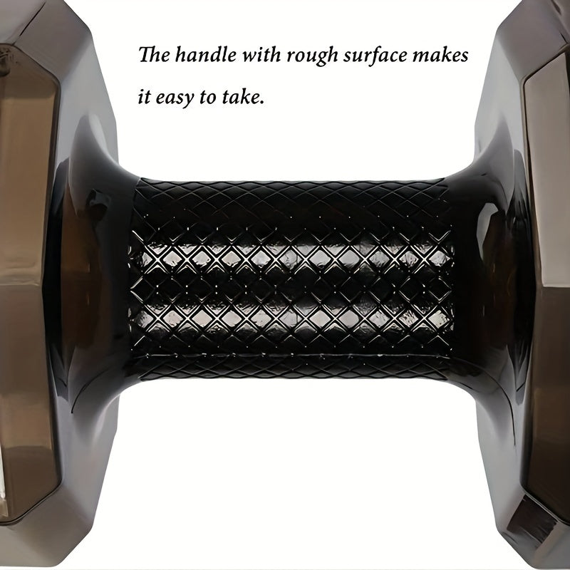 Dumbbell Water Bottle 75 Oz BPA Free Leak Proof Lid 5 Colors Fitness Portable