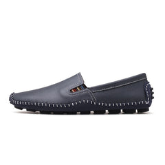 Men's Hand Stitched Loafer Shoes Lightweight Slip On Flats