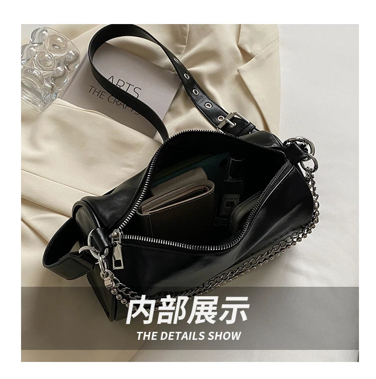 Women's Lambskin Shoulder Bag Handbag Purse
