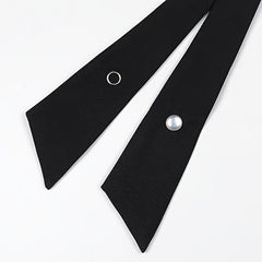 Solid Cross Tie Adjustable Bow Tie Girls Tie Women Accessories