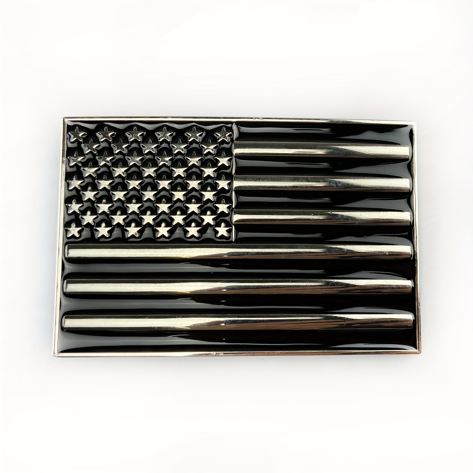 Vintage Flag Enamel Belt Buckle 1.57" Wide Jeans Accessory for Men