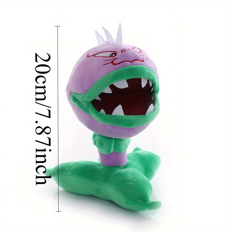Plant-Eating Plush Doll with Expressive Eyes & Sharp Teeth Stuffed Animal