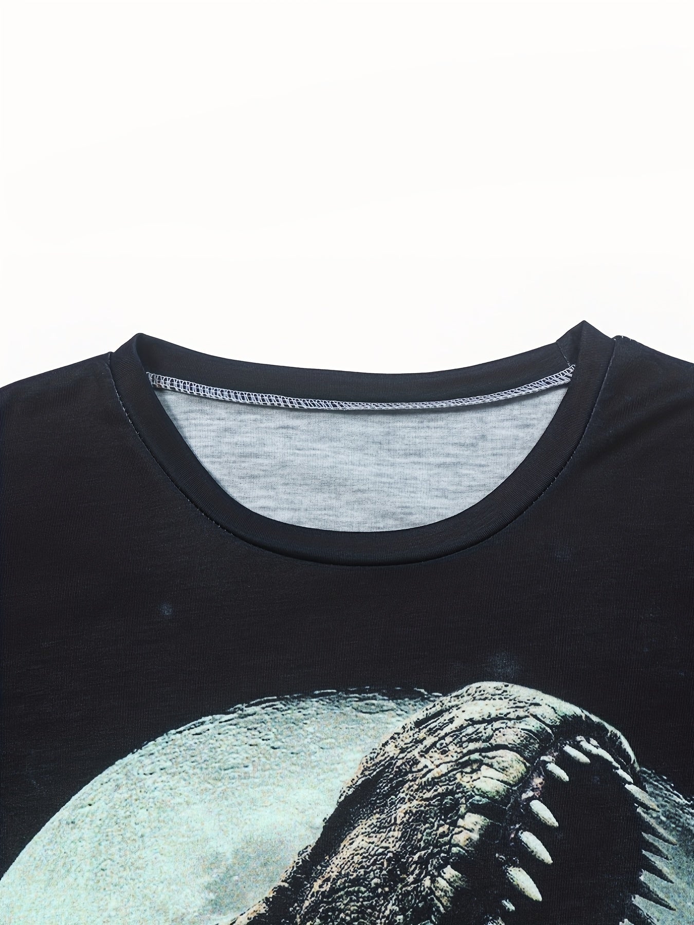 Dinosaur Graphic Boy's T Shirt Crew Neck Short Sleeve Top for Summer