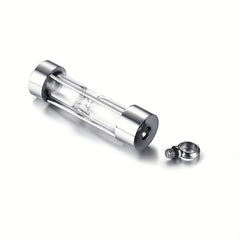Stainless Steel Hourglass Cremation Necklace for Ashes