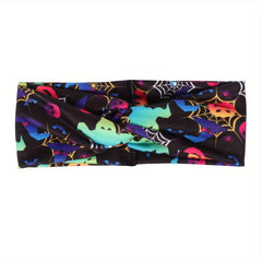 Pumpkin Ghost Pattern Headband Halloween Hairband