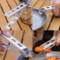 Outdoor Aluminum Anti Scalding Pot Clip for Camping BBQ Kitchen Picnic