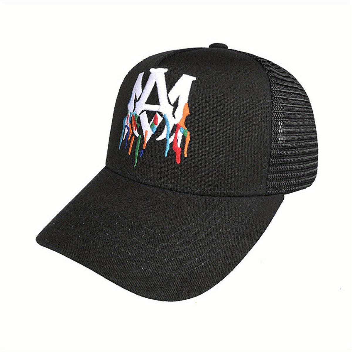 Embroidered Letter Trucker Hat Hip Hop Cap Dad Hat
