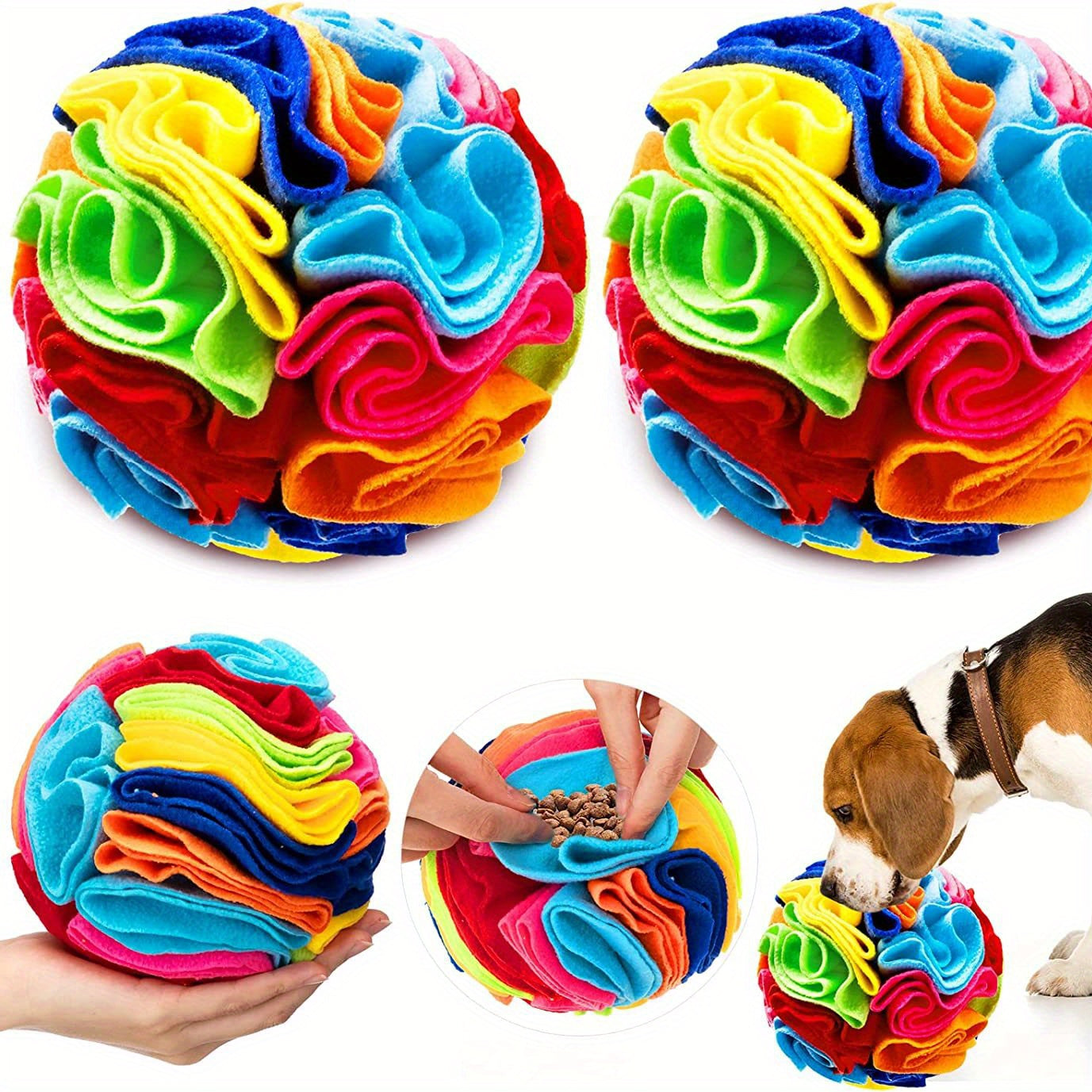 Interactive Snuffle Ball Toy for Dogs