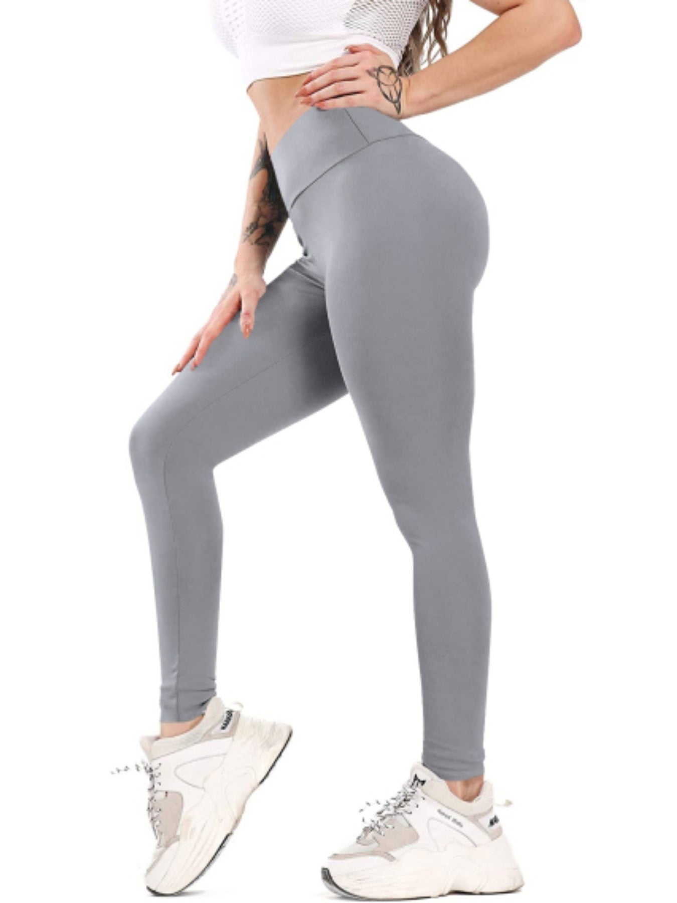 Bow Back High Waist Leggings Casual Bodycon Long Length Leggings