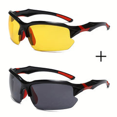 Men's Sports Sunglasses UV400 for Golf Fishing Running