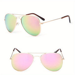 Top Bar Aviator Sunglasses Metal Frame UV400