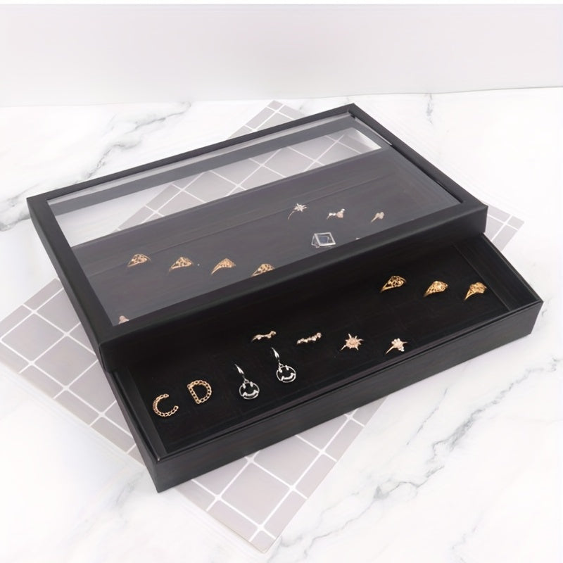 36 Holes Jewelry Box Transparent Earrings & Ring Storage