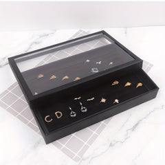 36 Holes Jewelry Box Transparent Earrings & Ring Storage