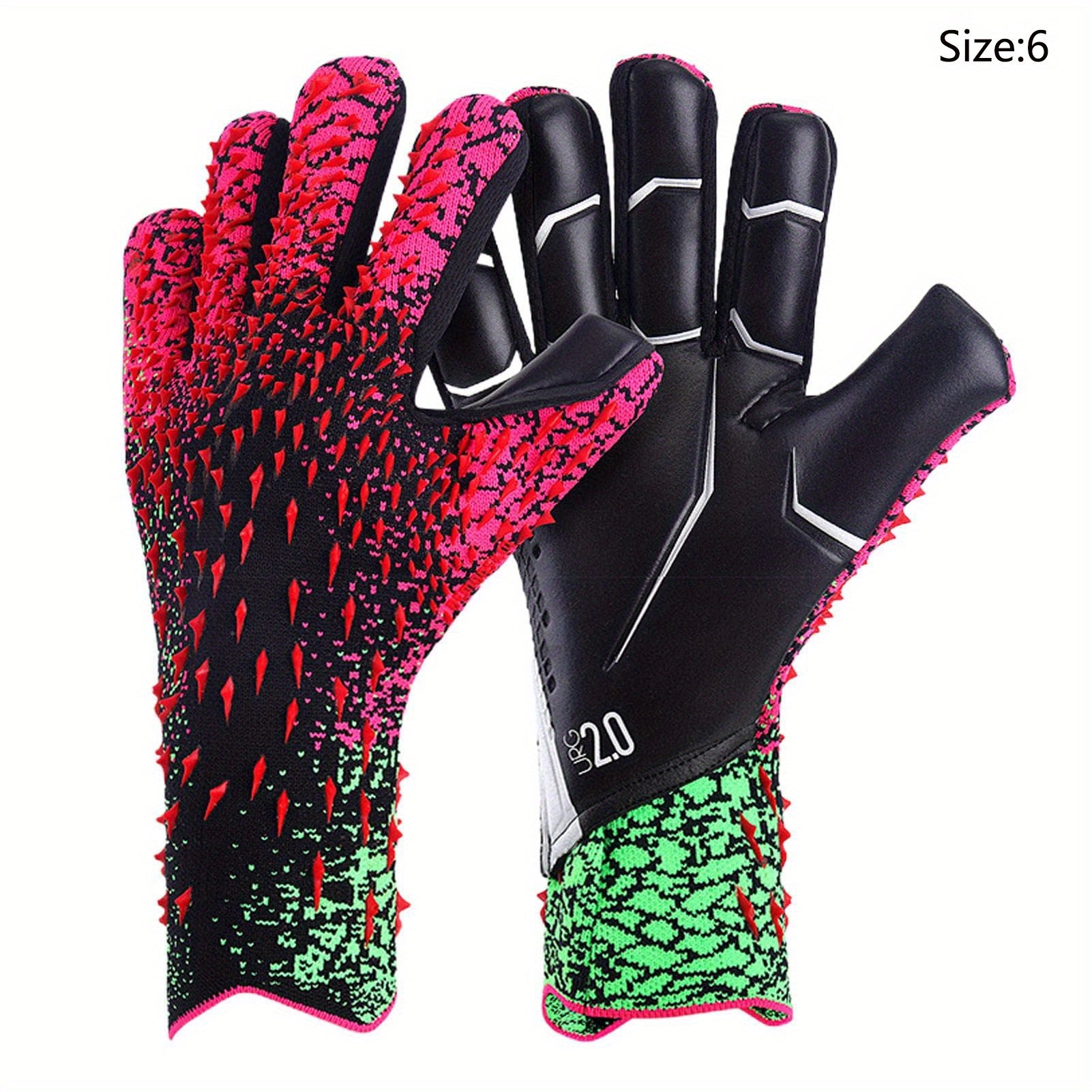 Anti Slip Soccer Goalkeeper Gloves High Performance Size 6-10