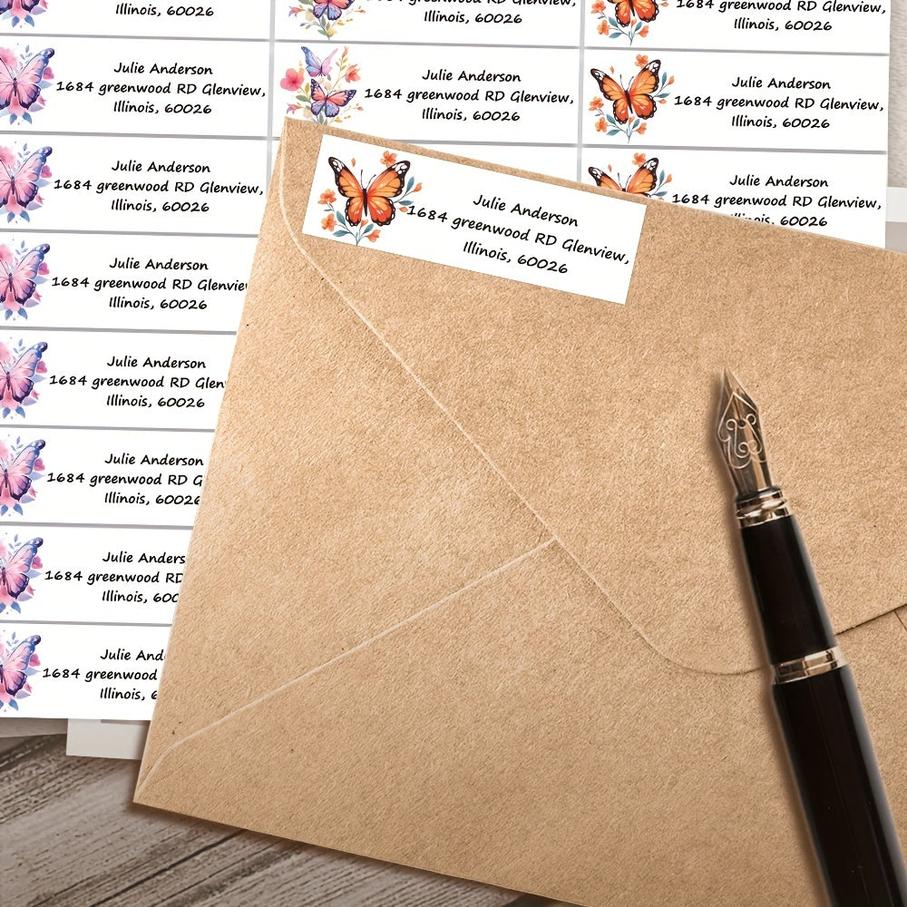 180pcs Custom Address Labels Sticky Labels
