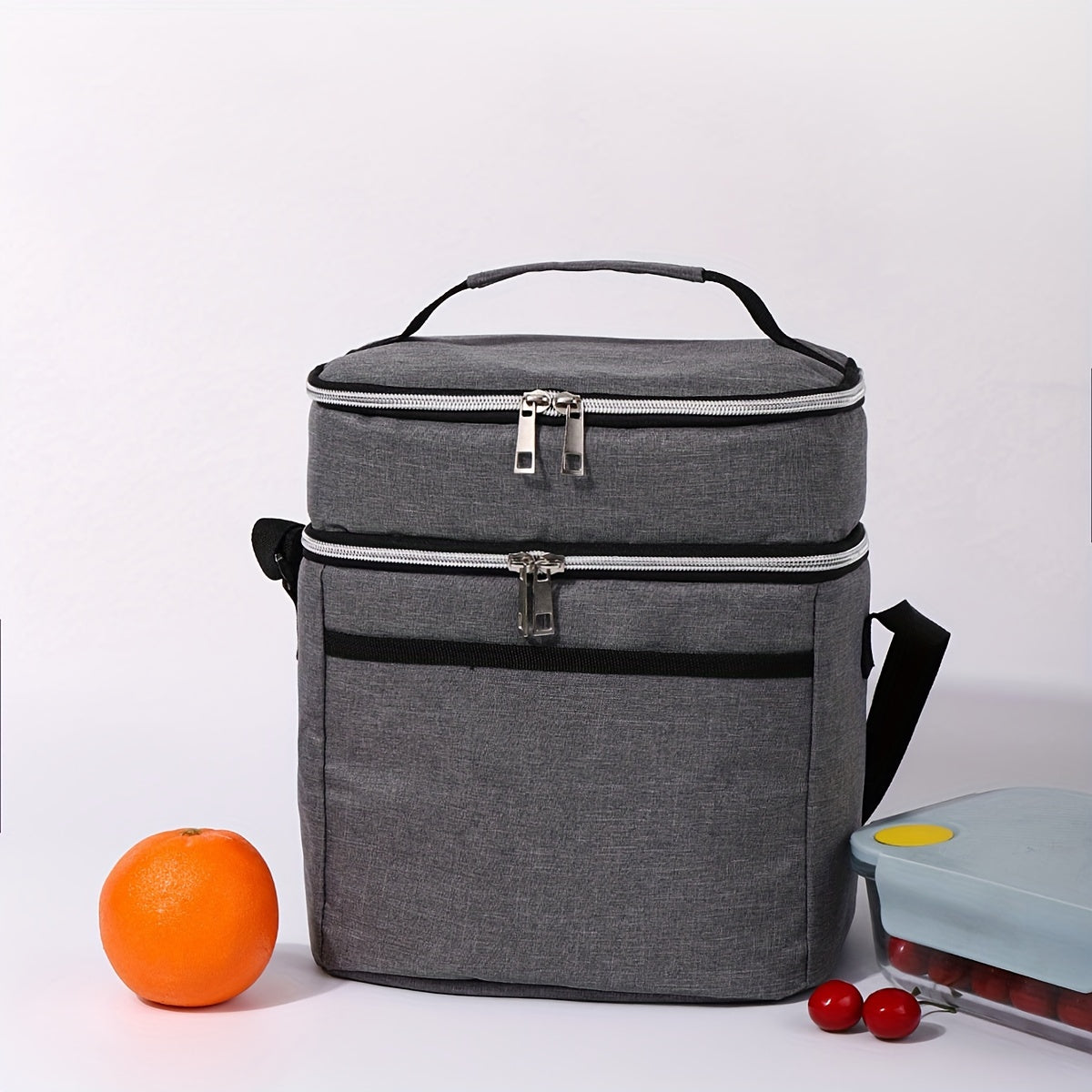 Portable Insulated Lunch Bag for Outdoor Picnic Travel