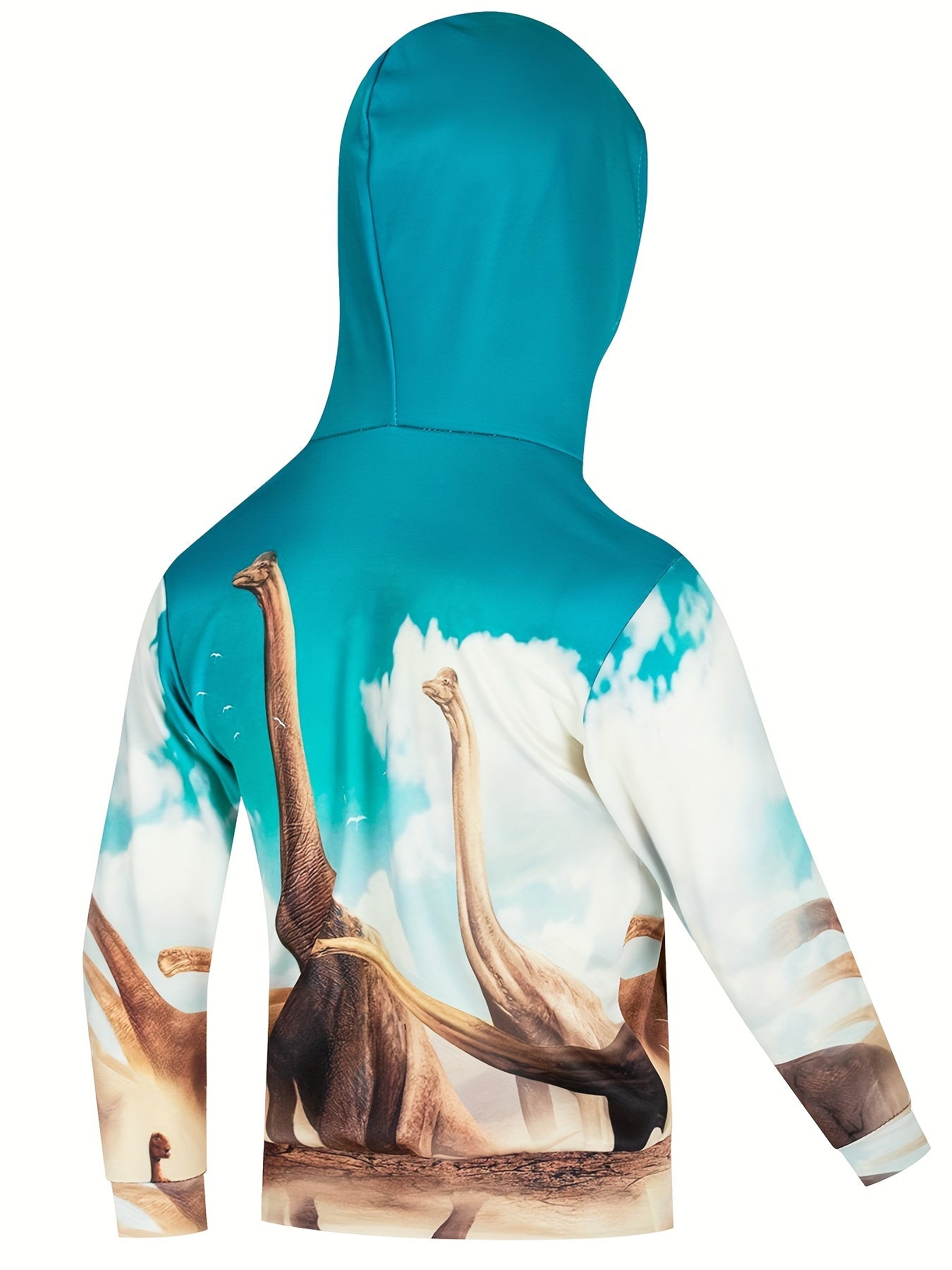 Kids Dinosaur Hoodie Sweatshirt Pullover Long Sleeve Unisex Tops