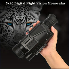 HD 5x40 Night Vision Monocular 3X Digital Zoom Infrared Monocular