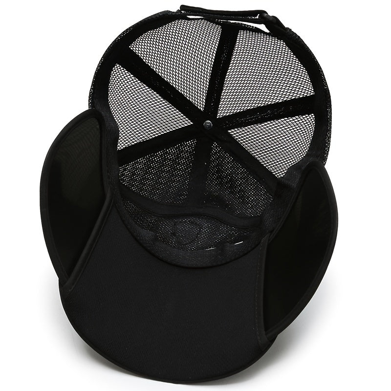 Summer Sunscreen Baseball Cap Mesh Trucker Hat Women Adjustable Sports Hat